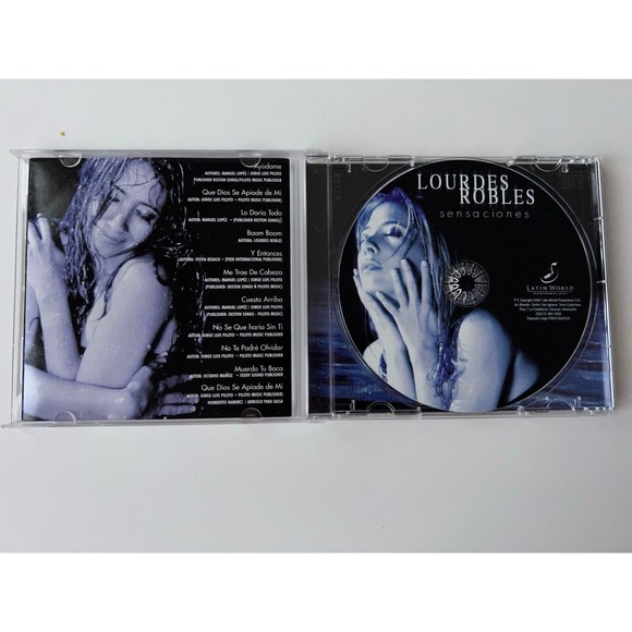 Lourdes Robles Sensaciones CD 2002 Latin World Productions Play Tested Import - Picture 4 of 6